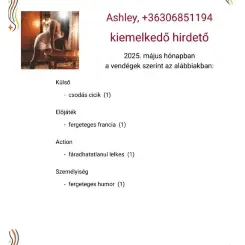 Ashley, Szexpartner IX. kerület, 29 év nő IX. kerület Budapest Magyarország, <p style='color:RED; font-weight:bold;'>Szabin van:  2025-07-14-ig!</p>